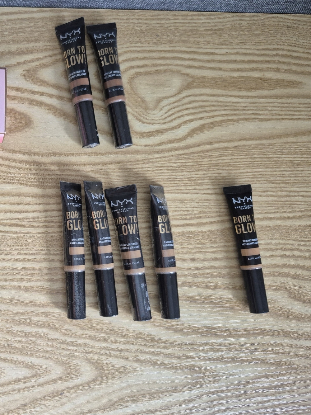NYX Born To Glow Liquid Concealer Tubes - Golden & Cappuccino Shades